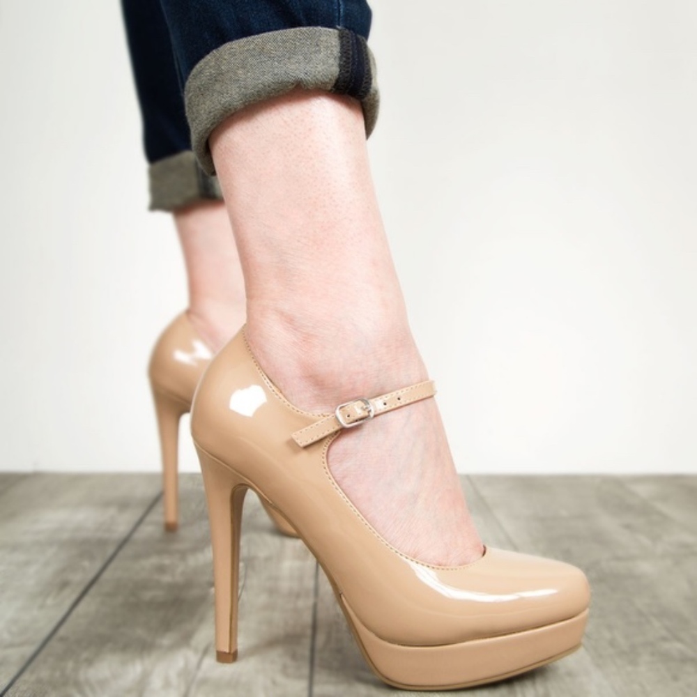 New Closed Toe Mary Jane Pump Stiletto High Heel